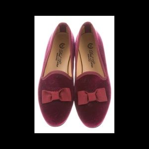 DEL TORO Velvet Round-Toe Loafers